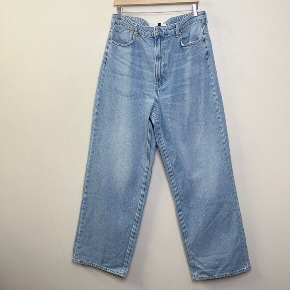 H&M Denim Blue Wide Leg Jeans - Picture 2 of 10